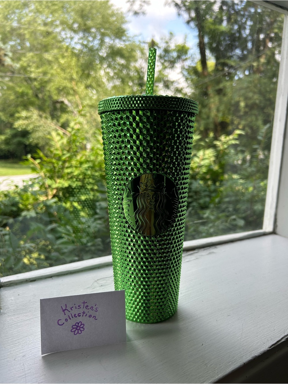 STARBUCKS Green Studded Reusable Tumbler